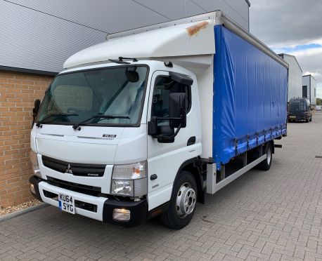 2014 EURO 6 MITSUBISHI FUSO CANTER 7C18 7.5T CURTAINSIDER (REF:D870)